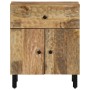 Solid mango wood bedside table 50x33x60 cm by , Nightstands - Ref: Foro24-356902, Price: 95,00 €, Discount: %