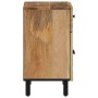 Solid mango wood bedside table 50x33x60 cm by , Nightstands - Ref: Foro24-356902, Price: 95,00 €, Discount: %