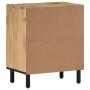 Solid mango wood bedside table 50x33x60 cm by , Nightstands - Ref: Foro24-356902, Price: 95,00 €, Discount: %