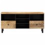 Solid mango wood TV cabinet 100x33x46 cm by , TV Furniture - Ref: Foro24-356909, Price: 128,99 €, Discount: %