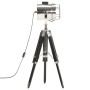 Floor lamp with solid wood tripod, black mango, 69 cm. by vidaXL, Lamps - Ref: Foro24-286108, Price: 75,14 €, Discount: %