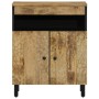 Solid mango wood auxiliary cabinet 60x33x75 cm by , Sideboards - Ref: Foro24-356916, Price: 111,99 €, Discount: %