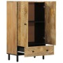 High sideboard solid mango wood 60x33x100 cm by , Sideboards - Ref: Foro24-356921, Price: 209,12 €, Discount: %