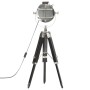 Floor lamp with solid wood tripod, black mango, 69 cm. by vidaXL, Lamps - Ref: Foro24-286108, Price: 75,14 €, Discount: %