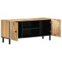 Mueble de TV madera maciza de mango 105x33x46 cm de , Muebles TV - Ref: Foro24-356891, Precio: 116,41 €, Descuento: %