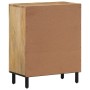 Solid mango wood auxiliary cabinet 60x33x75 cm by , Sideboards - Ref: Foro24-356893, Price: 202,23 €, Discount: %