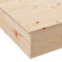 Sandbox with solid pine wood lid 111x111x19.5 cm by , sandboxes - Ref: Foro24-832606, Price: 65,06 €, Discount: %