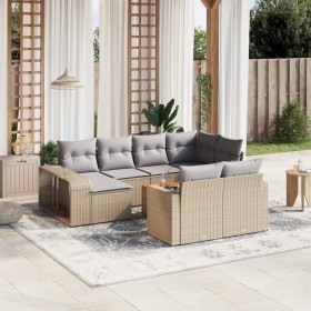 11-piece garden sofa set with beige synthetic rattan cushions by , Modular outdoor sofas - Ref: Foro24-3261309, Price: 687,13...