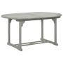 Garden table solid gray acacia wood 200x100x75 cm by vidaXL, Garden tables - Ref: Foro24-47277, Price: 167,99 €, Discount: %