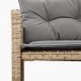 L-shaped garden sofa with beige PE rattan table and cushions by , Outdoor sofas - Ref: Foro24-365576, Price: 243,04 €, Discou...