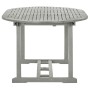 Garden table solid gray acacia wood 200x100x75 cm by vidaXL, Garden tables - Ref: Foro24-47277, Price: 167,99 €, Discount: %