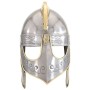 Réplica de casco Beowulf antiguo LARP acero plateado de vidaXL, Armas coleccionables - Ref: Foro24-286232, Precio: 76,33 €, D...