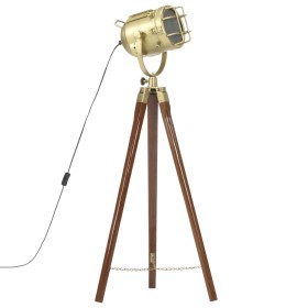 Floor lamp with tripod solid mango wood 97 cm by vidaXL, Lamps - Ref: Foro24-286109, Price: 95,53 €, Discount: %