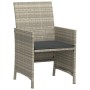 Garden chairs and table 3 pieces synthetic rattan gray cushion by , Garden sets - Ref: Foro24-365122, Price: 181,98 €, Discou...