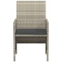 Garden chairs and table 3 pieces synthetic rattan gray cushion by , Garden sets - Ref: Foro24-365122, Price: 181,98 €, Discou...