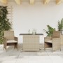 Gartenstühle und Tisch 3 Stück synthetisches Rattan beige Kissen von , Gartensets - Ref: Foro24-365120, Preis: 183,07 €, Raba...