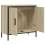 Bathroom sink cabinet engineered wood Sonoma oak 60x30x60 cm by , Dressing tables - Ref: Foro24-842447, Price: 67,83 €, Disco...