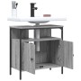 Sonoma gray engineered wood bathroom sink cabinet 60x30x60 cm by , Dressing tables - Ref: Foro24-842439, Price: 59,91 €, Disc...