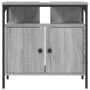 Sonoma gray engineered wood bathroom sink cabinet 60x30x60 cm by , Dressing tables - Ref: Foro24-842439, Price: 59,91 €, Disc...