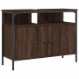 Bathroom sink cabinet engineered wood brown oak 80x30x60 cm by , Dressing tables - Ref: Foro24-842445, Price: 61,99 €, Discou...