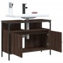 Bathroom sink cabinet engineered wood brown oak 80x30x60 cm by , Dressing tables - Ref: Foro24-842445, Price: 61,99 €, Discou...