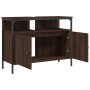 Bathroom sink cabinet engineered wood brown oak 80x30x60 cm by , Dressing tables - Ref: Foro24-842445, Price: 61,99 €, Discou...