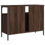 Bathroom sink cabinet engineered wood brown oak 80x30x60 cm by , Dressing tables - Ref: Foro24-842445, Price: 61,99 €, Discou...