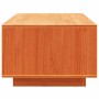 Mesa de centro madera maciza de pino marrón cera 110x50x33,5 cm de , Mesas de centro - Ref: Foro24-844135, Precio: 81,58 €, D...