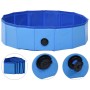 Blue PVC folding dog pool 80x20 cm by vidaXL, Dog products - Ref: Foro24-170825, Price: 24,01 €, Discount: %