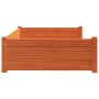 Cama para perros madera de pino marrón cera 105,5x75,5x28 cm de , Camas para perros - Ref: Foro24-844466, Precio: 102,56 €, D...