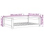 Cama para perros madera de pino marrón cera 105,5x75,5x28 cm de , Camas para perros - Ref: Foro24-844466, Precio: 102,56 €, D...