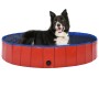 Red PVC folding dog pool 160x30 cm by vidaXL, Dog products - Ref: Foro24-170824, Price: 52,99 €, Discount: %