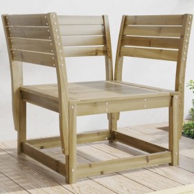 Silla de jardín madera impregnada de pino de , Sofás de exterior - Ref: Foro24-844678, Precio: 84,99 €, Descuento: %