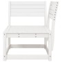 Garden corner sofa solid white pine wood 73x73x78 cm by , Outdoor sofas - Ref: Foro24-844665, Price: 78,99 €, Discount: %