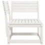 Garden corner sofa solid white pine wood 73x73x78 cm by , Outdoor sofas - Ref: Foro24-844665, Price: 78,99 €, Discount: %