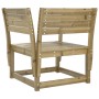 Silla de jardín madera impregnada de pino de , Sofás de exterior - Ref: Foro24-844678, Precio: 84,74 €, Descuento: %