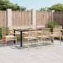 9-piece garden dining set with beige synthetic rattan cushions by , Garden sets - Ref: Foro24-3213637, Price: 727,78 €, Disco...