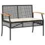 4-piece garden dining set with black synthetic rattan cushions by , Garden sets - Ref: Foro24-3213567, Price: 366,36 €, Disco...