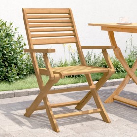 Folding garden chairs 2 pcs acacia wood 54.5x61.5x86.5cm by , Garden chairs - Ref: Foro24-365737, Price: 114,74 €, Discount: %