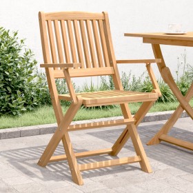 Folding garden chairs 4 pcs acacia wood 57.5x54.5x90 cm by , Garden chairs - Ref: Foro24-365742, Price: 193,50 €, Discount: %