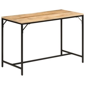 Dining table solid rough mango wood and iron 110x30x75cm by , Kitchen and dining tables - Ref: Foro24-372727, Price: 112,08 €...