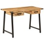 Desk with drawers solid mango wood and iron 105x55x70cm by , Office chairs - Ref: Foro24-372733, Price: 199,02 €, Discount: %