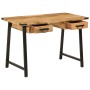 Escritorio con cajones madera mango maciza y hierro 105x55x70cm de , Sillas de oficina - Ref: Foro24-372733, Precio: 199,02 €...