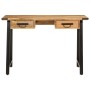 Escritorio con cajones madera mango maciza y hierro 105x55x70cm de , Sillas de oficina - Ref: Foro24-372733, Precio: 199,02 €...