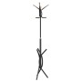 Black powder coated iron coat rack 176 cm by , Hat and coat racks - Ref: Foro24-377083, Price: 20,42 €, Discount: %