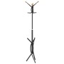 Black powder coated iron coat rack 176 cm by , Hat and coat racks - Ref: Foro24-377083, Price: 20,42 €, Discount: %