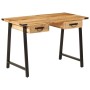 Desk with drawers solid mango wood and iron 105x55x70cm by , Office chairs - Ref: Foro24-372733, Price: 199,02 €, Discount: %