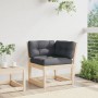 Eckgartensofa mit Kiefernholzkissen 73x73x78 cm von , Outdoor-Sofas - Ref: Foro24-844684, Preis: 92,99 €, Rabatt: %