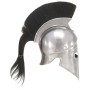 Réplica de casco de guerrero griego rol en vivo acero plateado de vidaXL, Armas coleccionables - Ref: Foro24-286229, Precio: ...