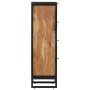 Mueble de baño madera maciza de acacia y hierro 40x30x100 cm de , Muebles de baño - Ref: Foro24-372746, Precio: 253,97 €, Des...